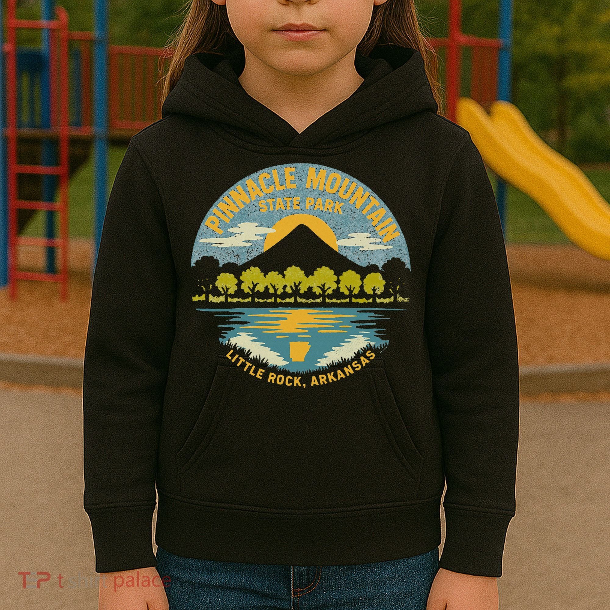Pinnacle Mountain State Park Little Rock Arkansas Kids Hoodie