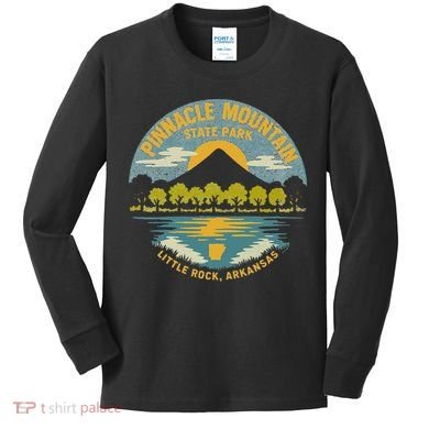 Pinnacle Mountain State Park Little Rock Arkansas Kids Long Sleeve Shirt
