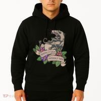 Possum Mentally Sick Physically Thick Hoodie thumb 2