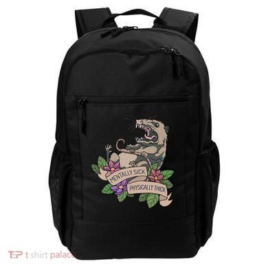 Possum Mentally Sick Physically Thick Backpack
