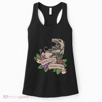 Possum Mentally Sick Physically Thick Women's Tank Top thumb 0