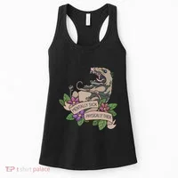 Possum Mentally Sick Physically Thick Women's Tank Top thumb 0