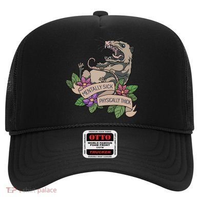 Possum Mentally Sick Physically Thick Hat