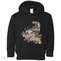 Possum Mentally Sick Physically Thick Toddler Hoodie thumb 0