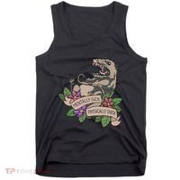 Possum Mentally Sick Physically Thick Tank Top thumb 0