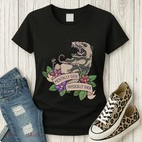 Possum Mentally Sick Physically Thick Women's T-Shirt thumb 3