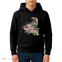 Possum Mentally Sick Physically Thick Kids Hoodie thumb 4