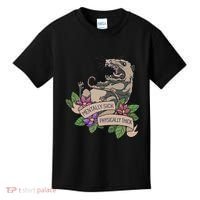 Possum Mentally Sick Physically Thick Kids T-Shirt thumb 0