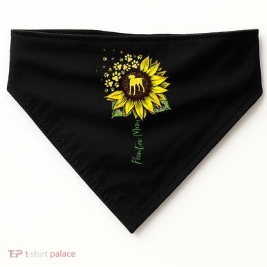 Pointer Mom Sunflower German Shorthaired Pointer Gifts Dog USA-Made Doggie Bandana