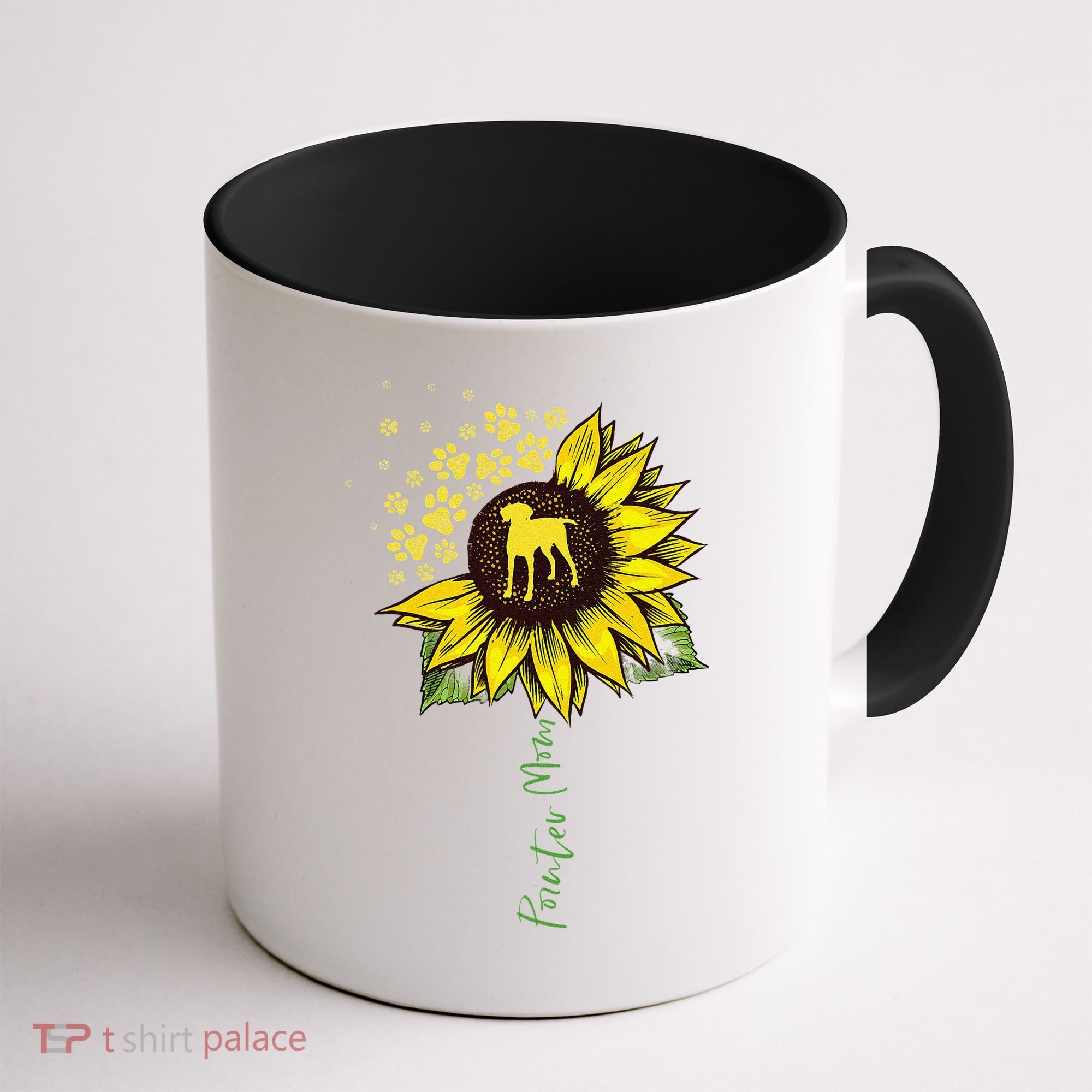 Pointer Mom Sunflower German Shorthaired Pointer Gifts Dog Coffee Mug