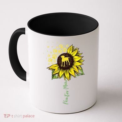 Pointer Mom Sunflower German Shorthaired Pointer Gifts Dog Coffee Mug