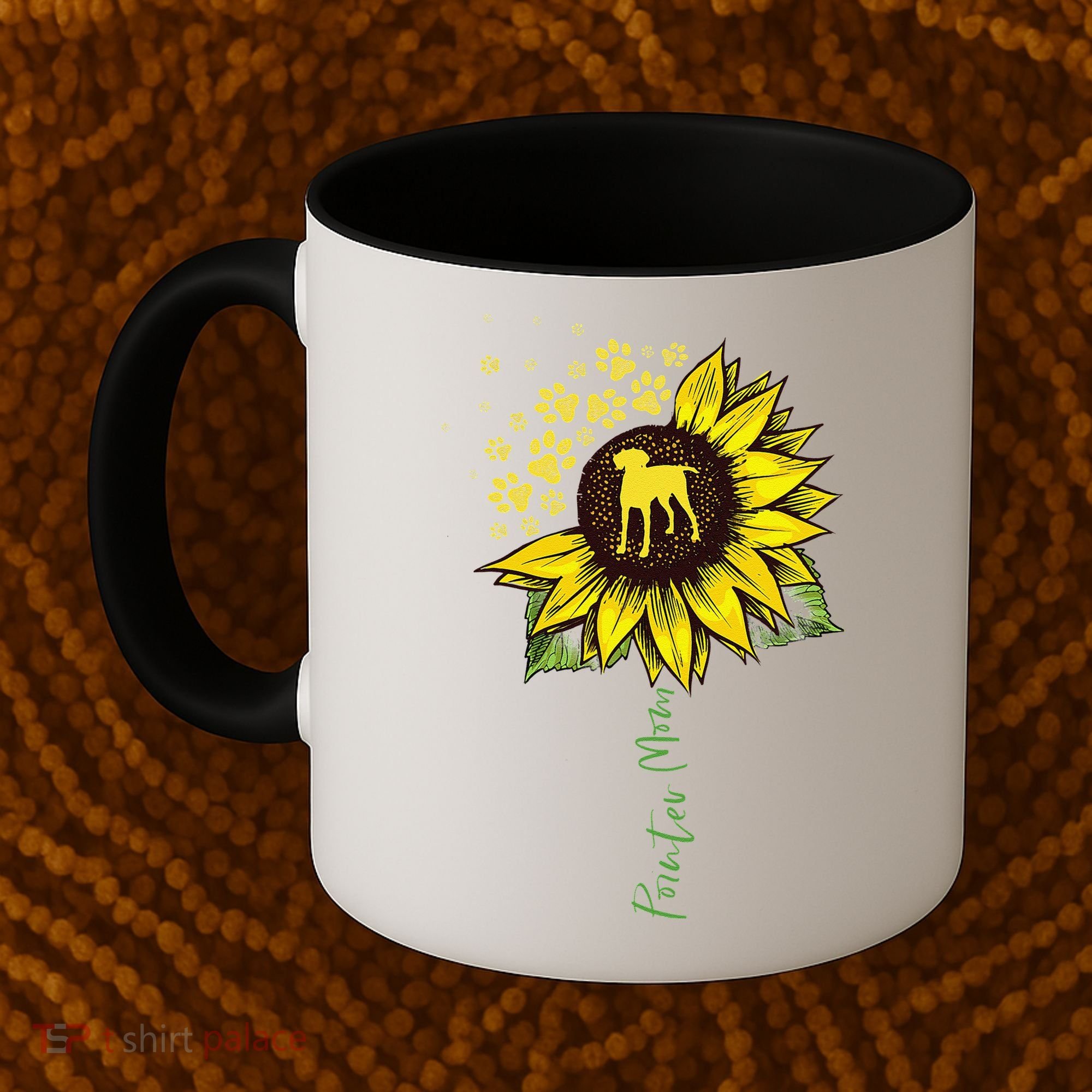 Pointer Mom Sunflower German Shorthaired Pointer Gifts Dog Coffee Mug