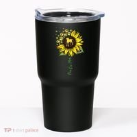 Pointer Mom Sunflower German Shorthaired Pointer Gifts Dog Tumbler thumb 0