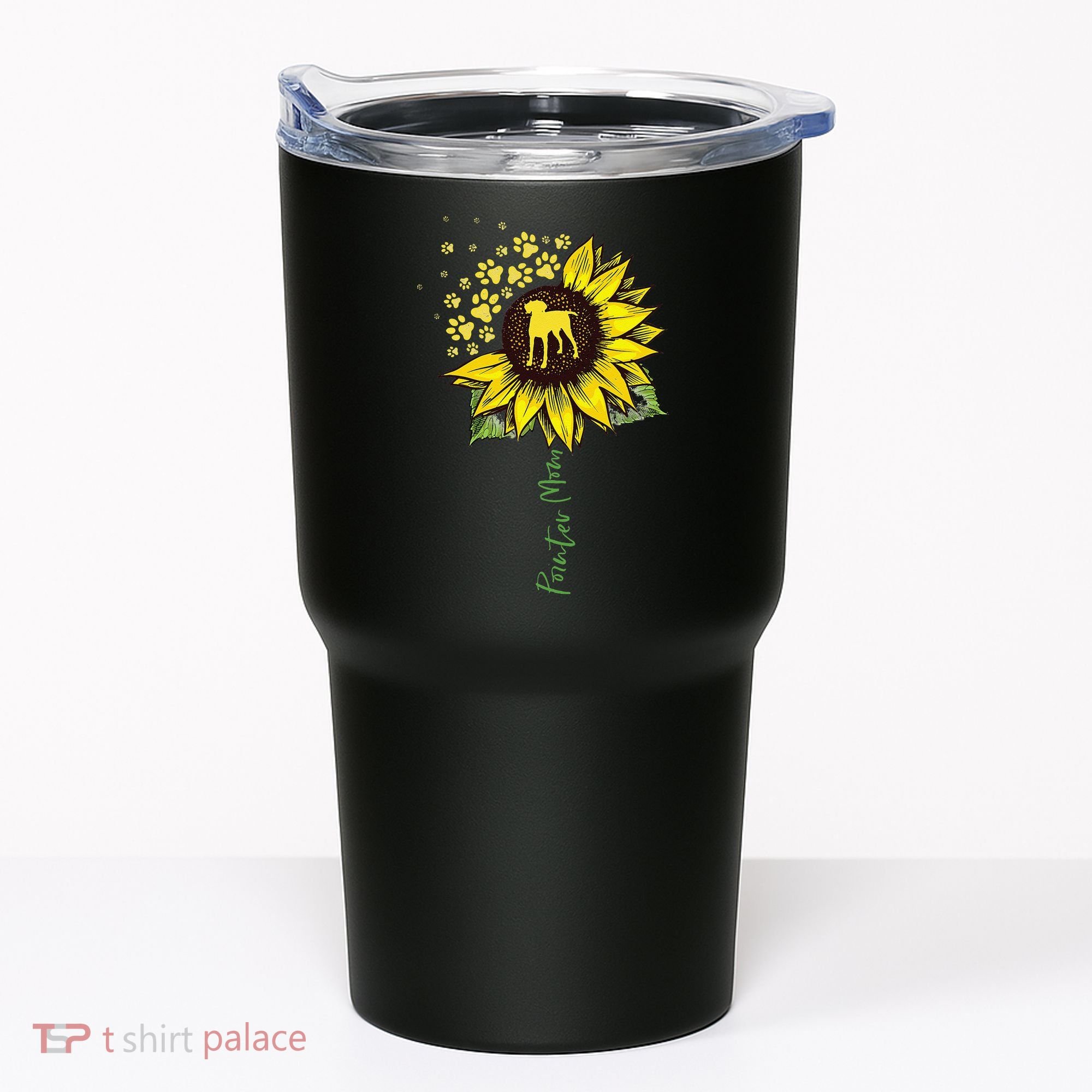 Pointer Mom Sunflower German Shorthaired Pointer Gifts Dog Tumbler