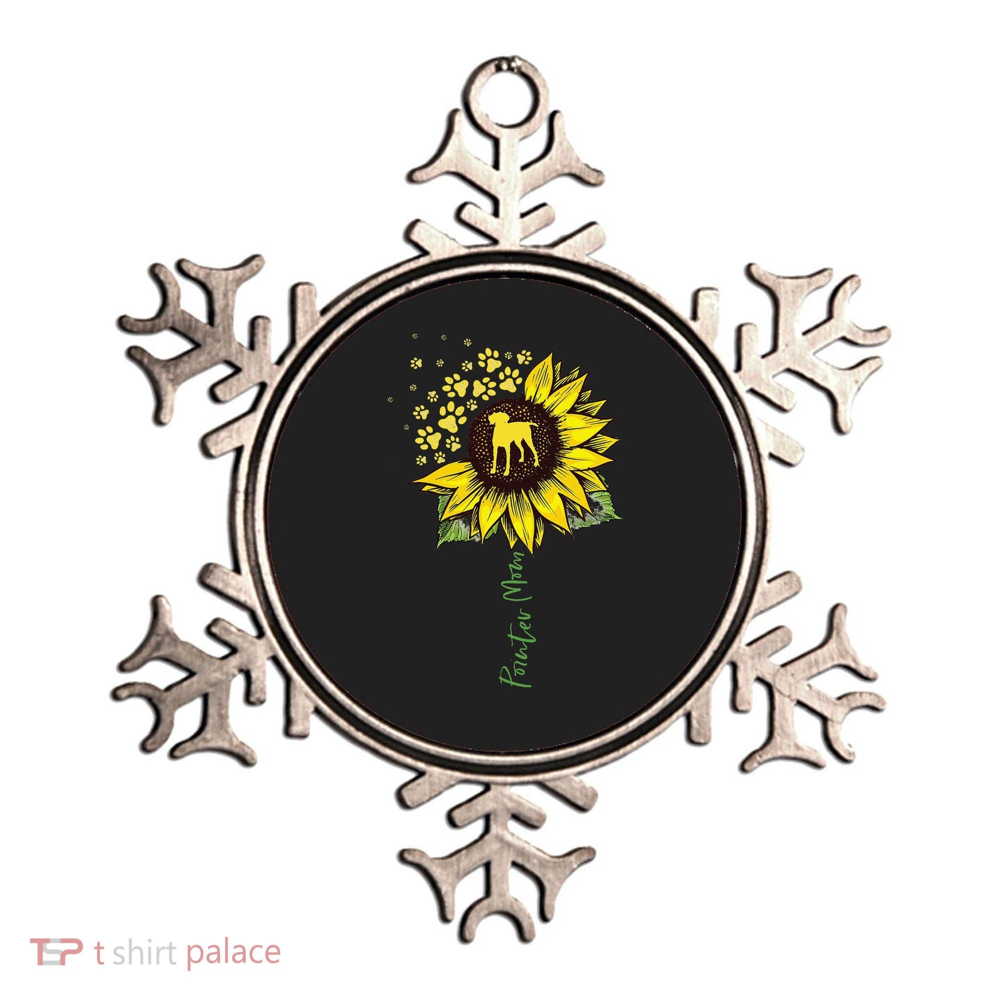 Pointer Mom Sunflower German Shorthaired Pointer Gifts Dog Ornament