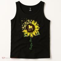 Pointer Mom Sunflower German Shorthaired Pointer Gifts Dog Tank Top thumb 2