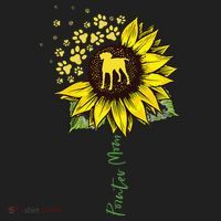 Pointer Mom Sunflower German Shorthaired Pointer Gifts Dog Golf Towel thumb 3