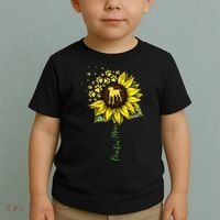 Pointer Mom Sunflower German Shorthaired Pointer Gifts Dog Toddler T-Shirt thumb 2