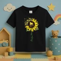 Pointer Mom Sunflower German Shorthaired Pointer Gifts Dog Toddler T-Shirt thumb 3