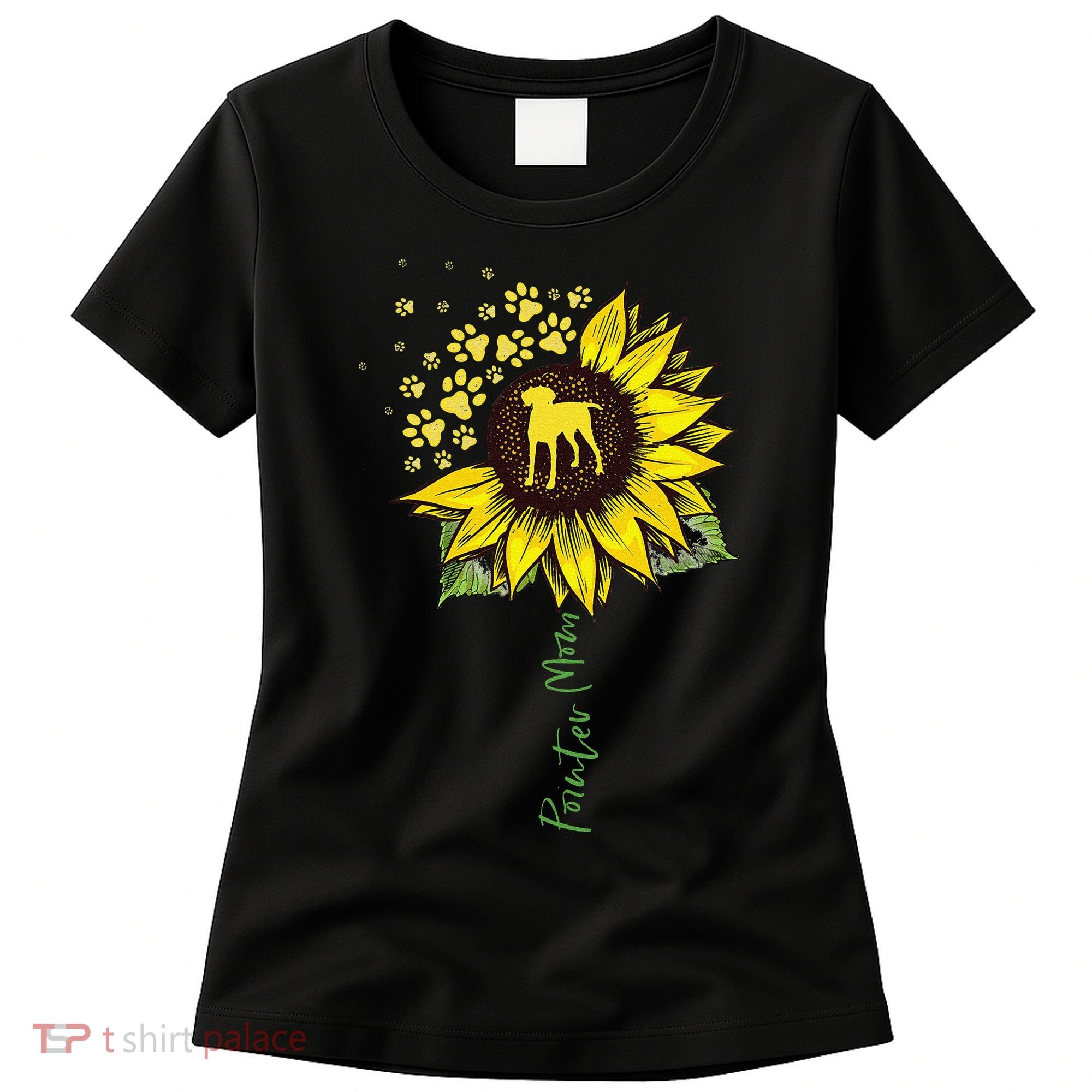 Pointer Mom Sunflower German Shorthaired Pointer Gifts Dog Women's T-Shirt