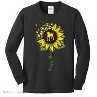 Pointer Mom Sunflower German Shorthaired Pointer Gifts Dog Kids Long Sleeve Shirt thumb 0