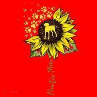 Pointer Mom Sunflower German Shorthaired Pointer Gifts Dog Santa Hat thumb 1