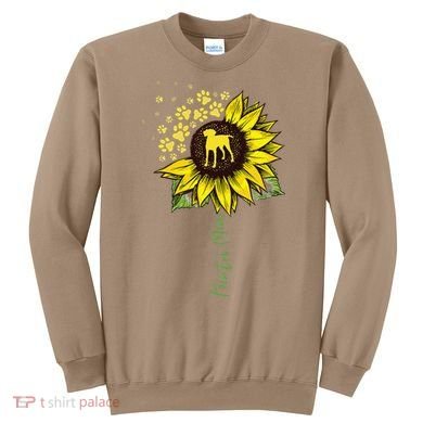 Pointer Mom Sunflower German Shorthaired Pointer Gifts Dog Sweatshirt