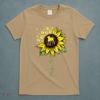 Pointer Mom Sunflower German Shorthaired Pointer Gifts Dog T-Shirt thumb 5
