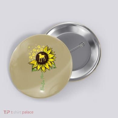 Pointer Mom Sunflower German Shorthaired Pointer Gifts Dog Button