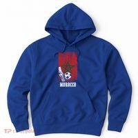 Patriotic Moroccan Soccer Player Morocco Flag Soccer Ball Gift Hoodie thumb 0