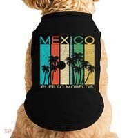 Puerto Morelos Souvenir Mexico Summer Gift Doggie Tank thumb 0
