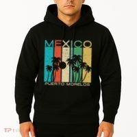 Puerto Morelos Souvenir Mexico Summer Gift Hoodie thumb 2