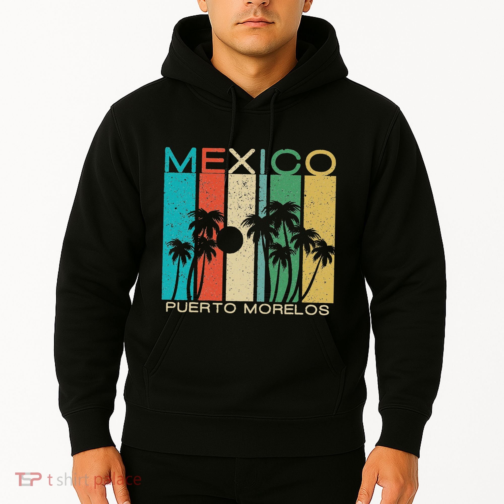 Puerto Morelos Souvenir Mexico Summer Gift Hoodie