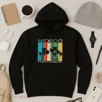 Puerto Morelos Souvenir Mexico Summer Gift Hoodie thumb 3