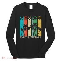 Puerto Morelos Souvenir Mexico Summer Gift Long Sleeve Shirt thumb 0