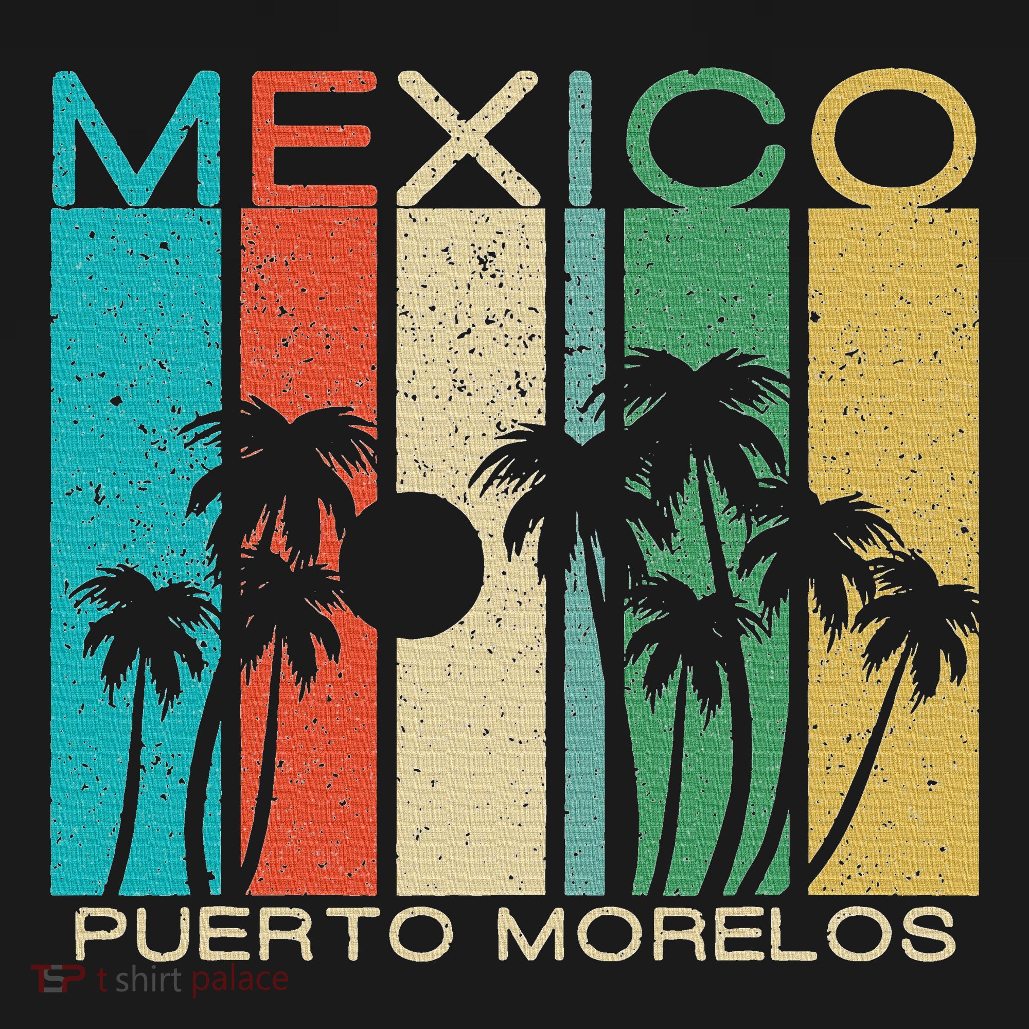 Puerto Morelos Souvenir Mexico Summer Gift Long Sleeve Shirt