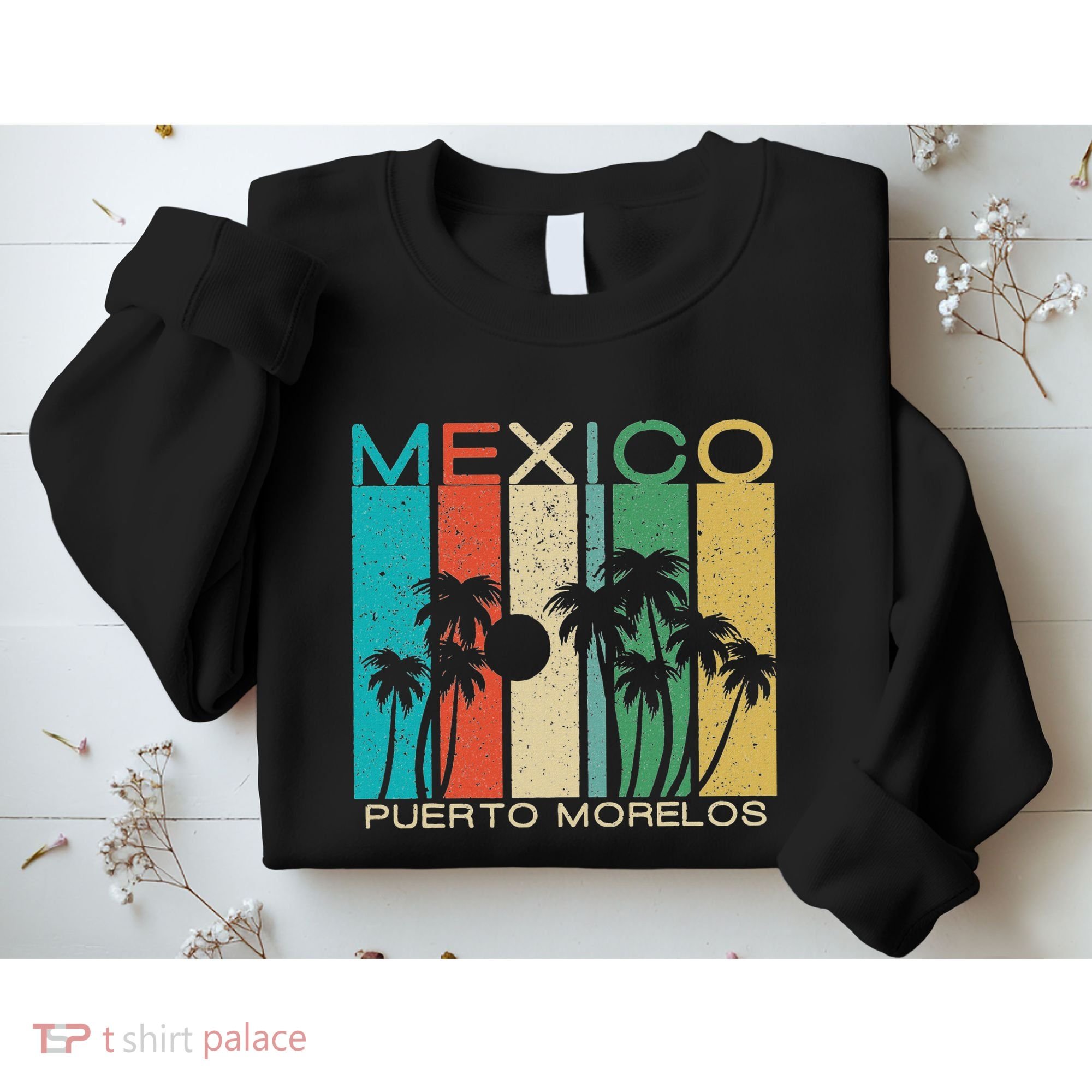 Puerto Morelos Souvenir Mexico Summer Gift Sweatshirt
