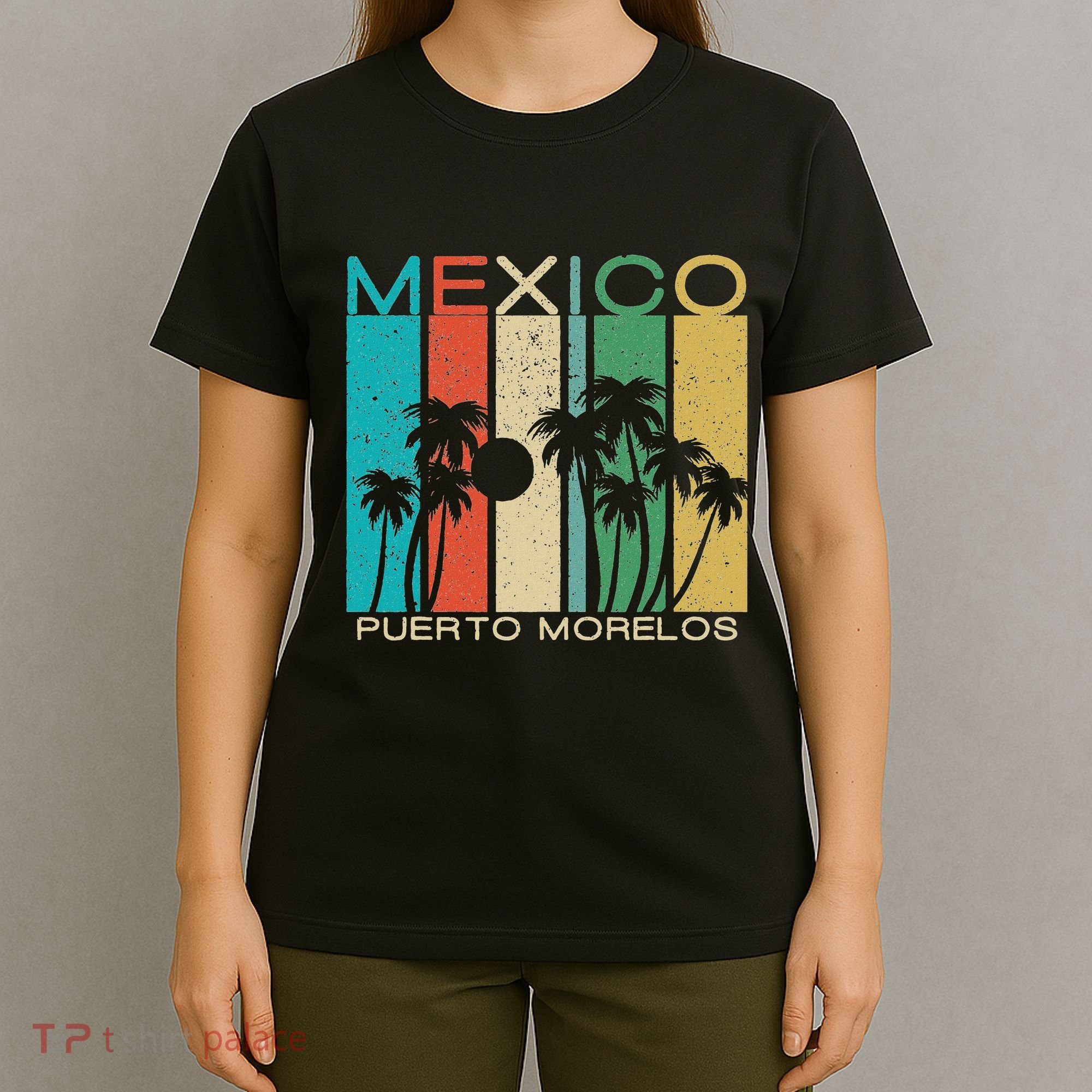 Puerto Morelos Souvenir Mexico Summer Gift T-Shirt