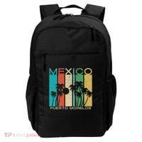 Puerto Morelos Souvenir Mexico Summer Gift Backpack thumb 0
