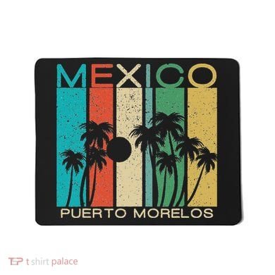 Puerto Morelos Souvenir Mexico Summer Gift Mousepad
