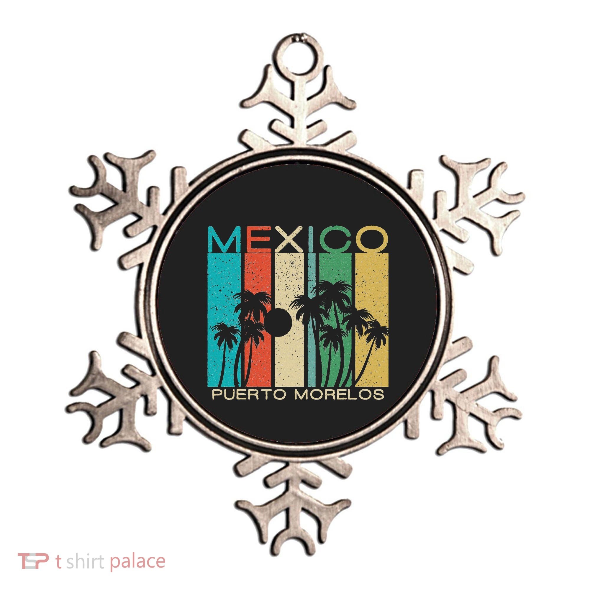 Puerto Morelos Souvenir Mexico Summer Gift Ornament