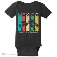 Puerto Morelos Souvenir Mexico Summer Gift Baby Bodysuit thumb 0