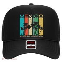 Puerto Morelos Souvenir Mexico Summer Gift Hat thumb 0