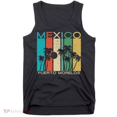Puerto Morelos Souvenir Mexico Summer Gift Tank Top