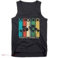 Puerto Morelos Souvenir Mexico Summer Gift Tank Top thumb 0
