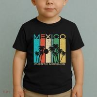 Puerto Morelos Souvenir Mexico Summer Gift Toddler T-Shirt thumb 2
