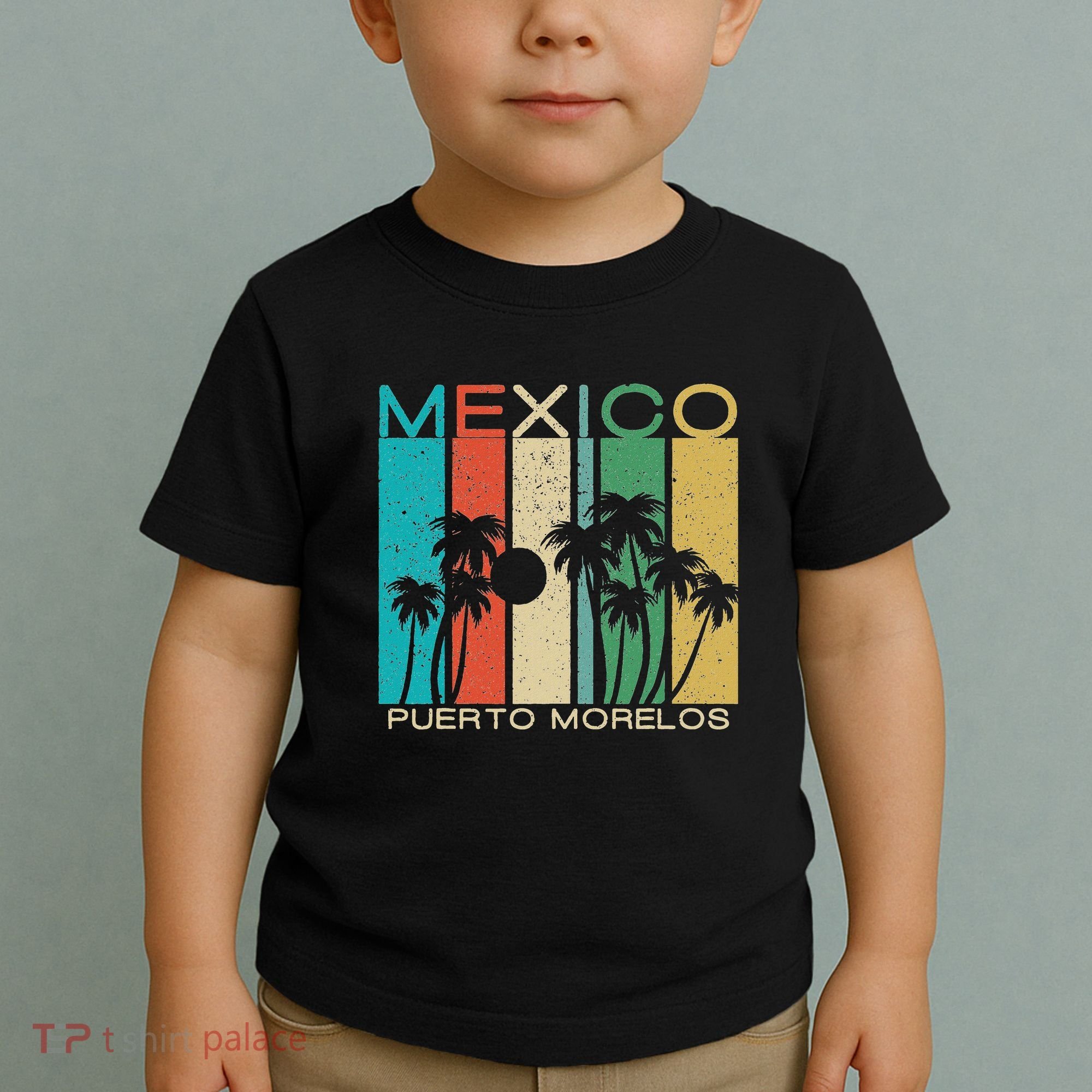 Puerto Morelos Souvenir Mexico Summer Gift Toddler T-Shirt
