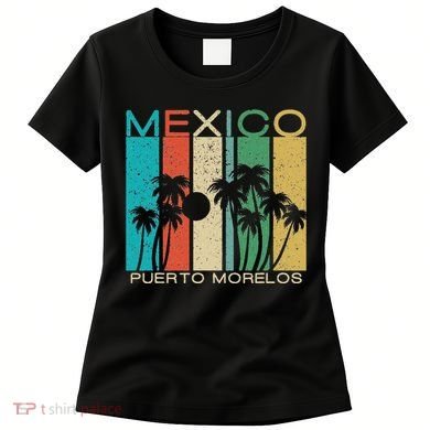 Puerto Morelos Souvenir Mexico Summer Gift Women's T-Shirt