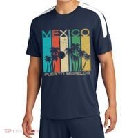 Puerto Morelos Souvenir Mexico Summer Gift Sport-Tek Competitor United Soccer Jersey thumb 0
