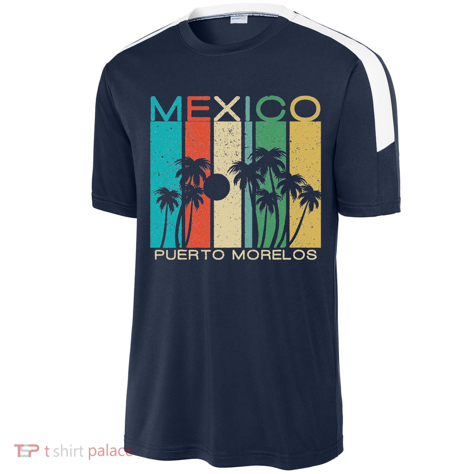 Puerto Morelos Souvenir Mexico Summer Gift Sport-Tek Competitor United Soccer Jersey